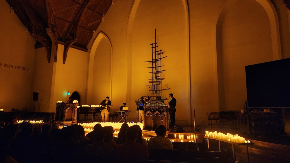 Live performance candlelight